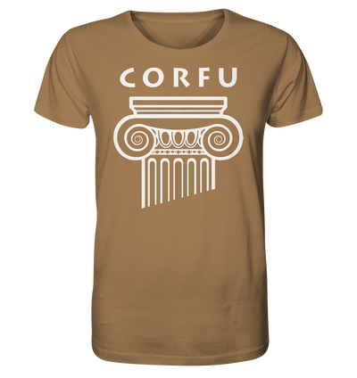 Corfu Greek Column Head - Organic Shirt