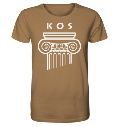 Kos Greek Column Head - Organic Shirt