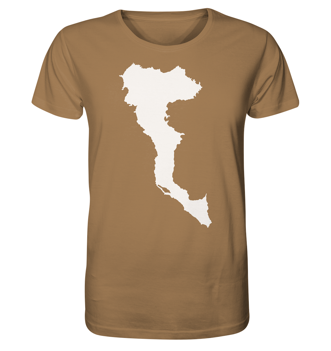 Corfu Island Silhouette - Organic Shirt