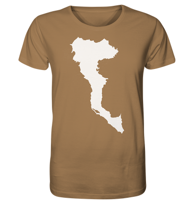 Corfu Insel Silhouette - Organic Shirt