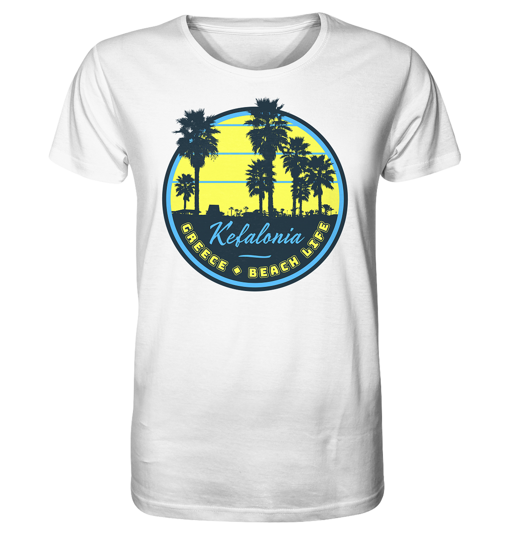 Kefalonia Greece Beach Life - Organic Shirt