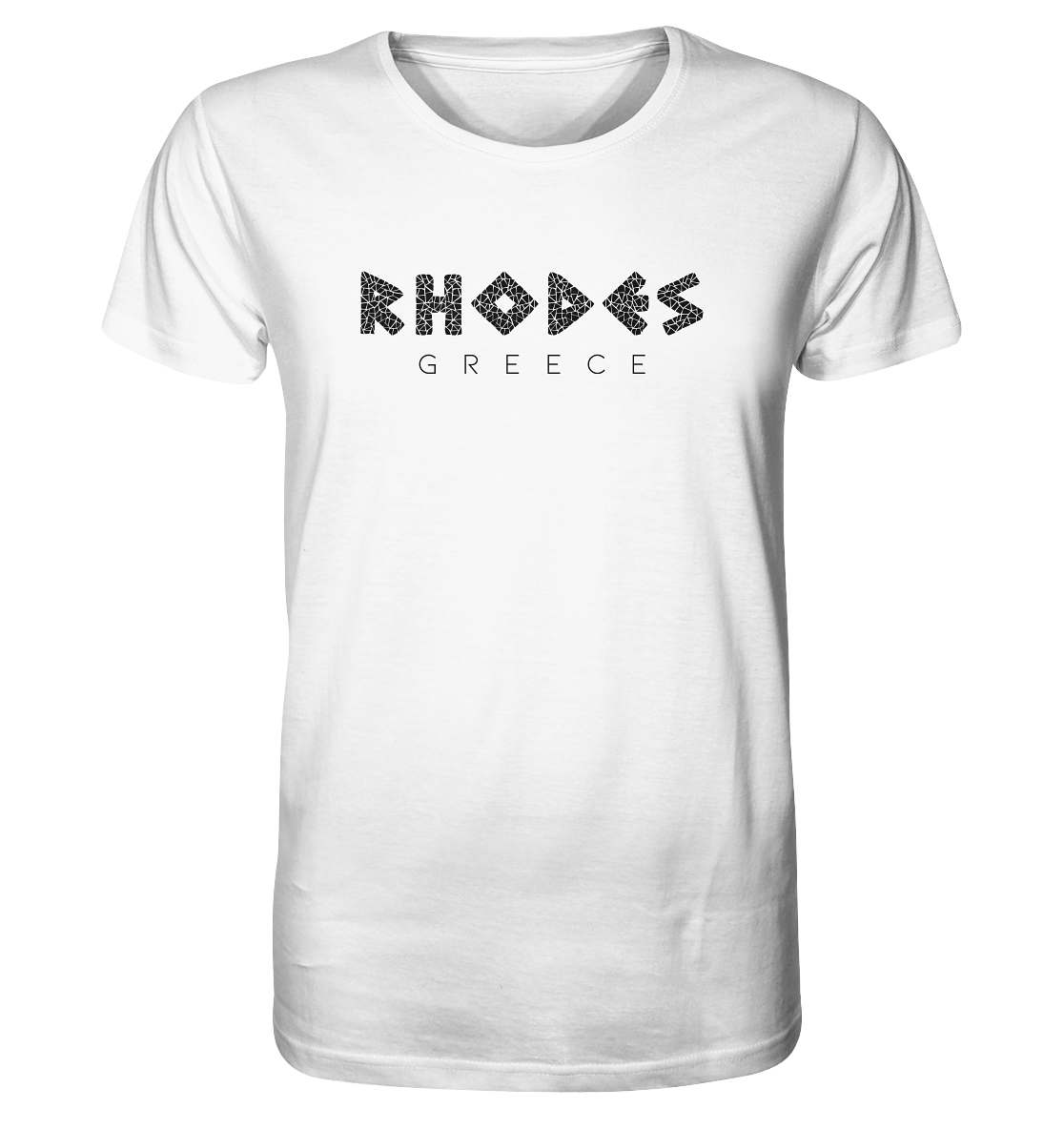 Rhodes Greece Mosaik - Organic Shirt