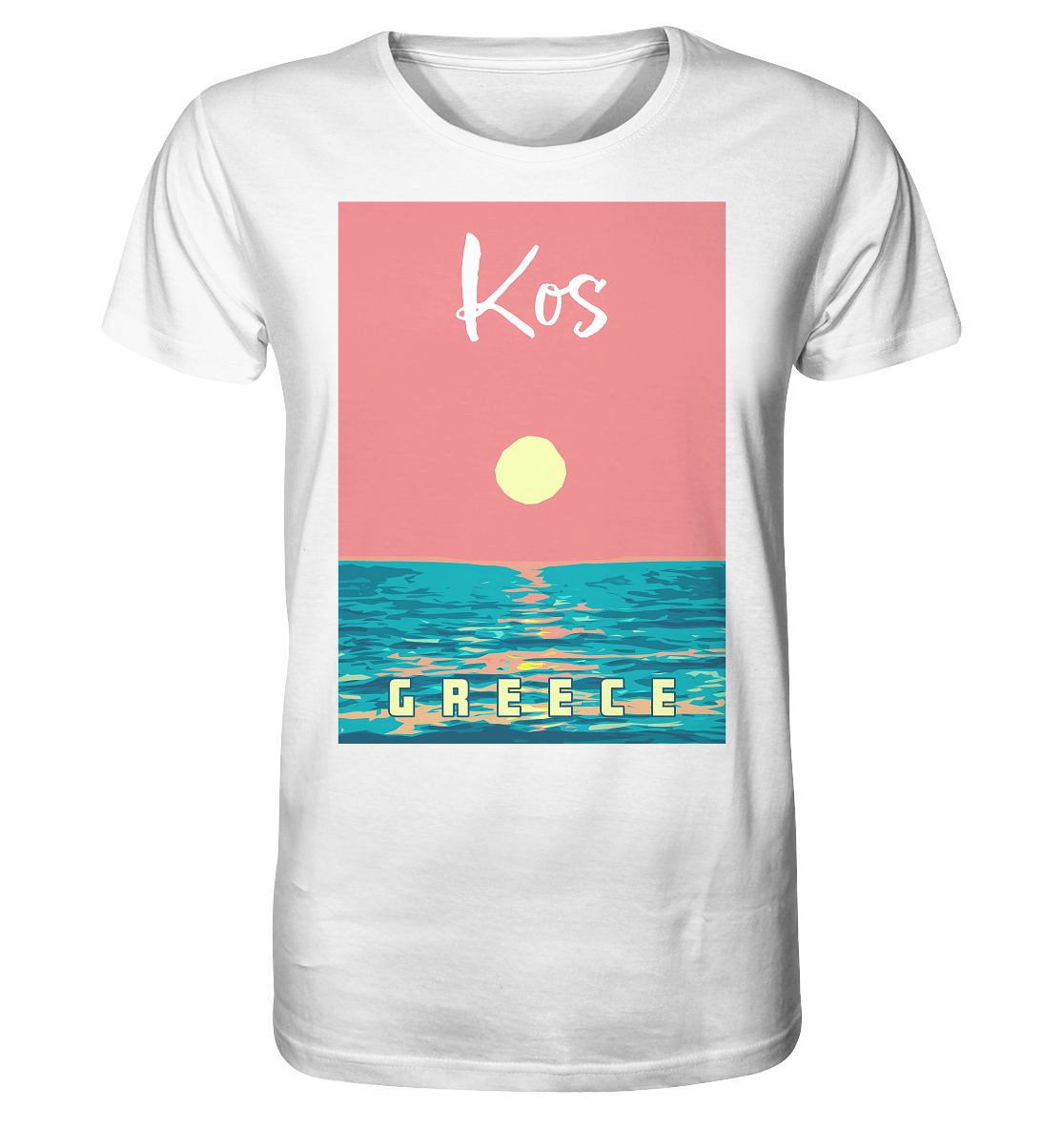 Sunset Ocean Kos Greece - Organic Shirt