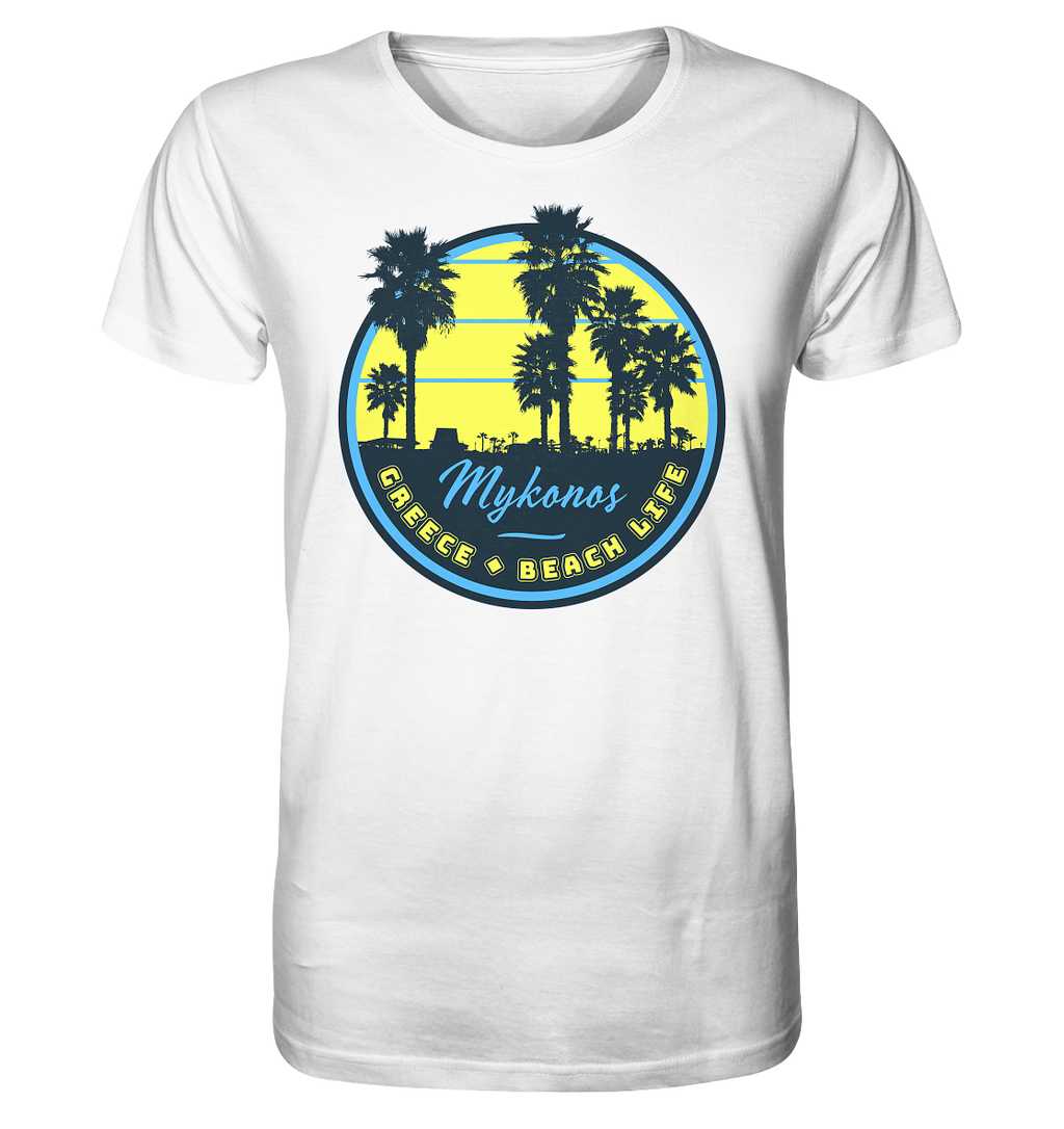 Mykonos Greece Beach Life - Organic Shirt