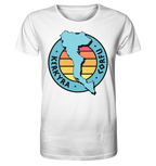 Corfu Kerkyra Silhouette Stamp Colored - Organic Shirt