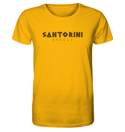 Santorini Greece Mosaic - Organic Shirt
