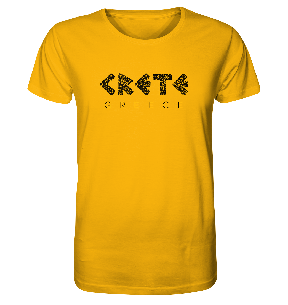 Crete Greece Mosaic - Organic Shirt