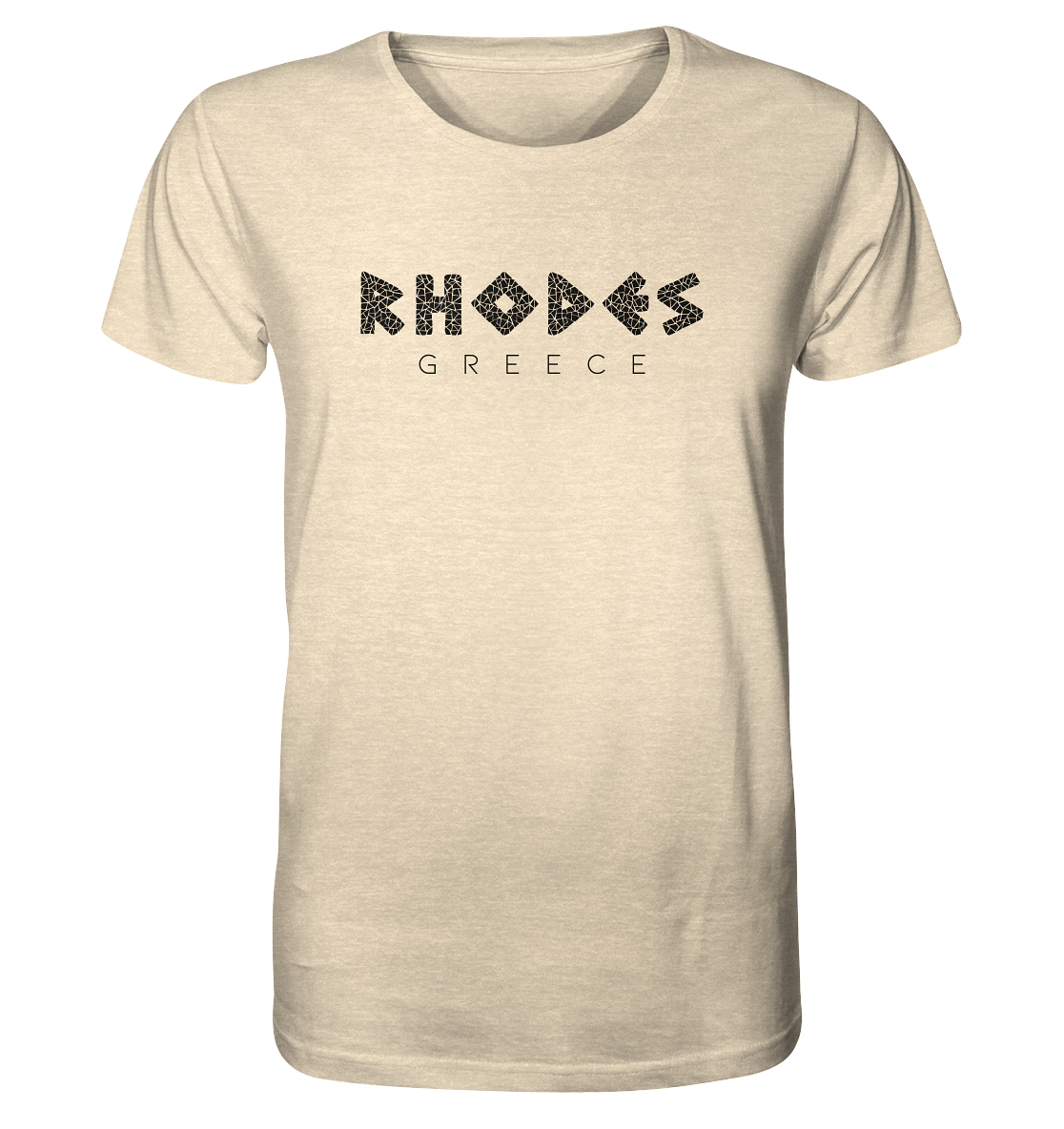 Rhodes Greece Mosaic - Organic Shirt