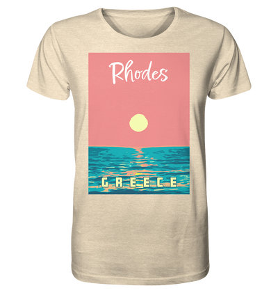 Sunset Ocean Rhodes Greece - Organic Shirt