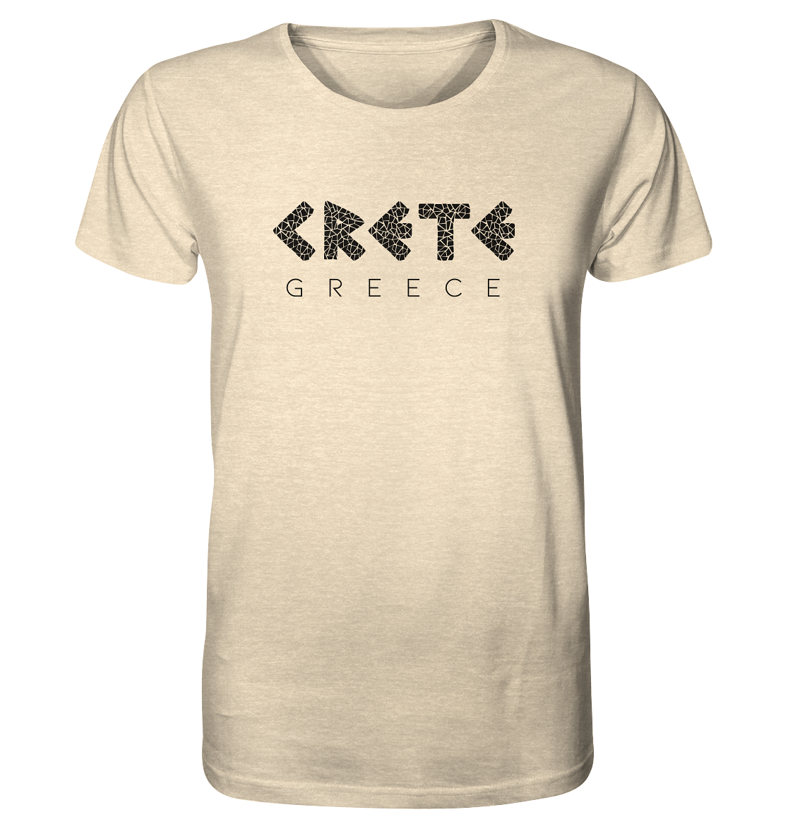 Crete Greece Mosaic - Organic Shirt