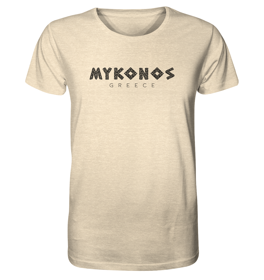 Mykonos Greece Mosaic - Organic Shirt