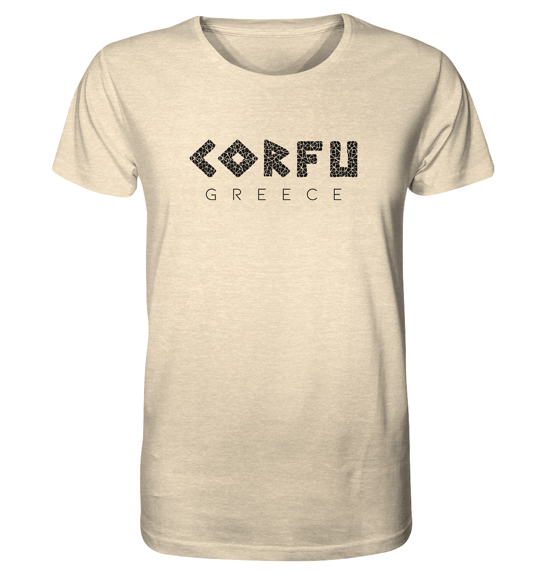 Corfu Greece Mosaik - Organic Shirt