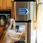 Crete Magnet L/XL - Greek traffic sign